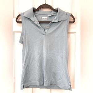 Oxford | Golf Shirt | Women’s Size Medium | Light Blue Sleeveless
